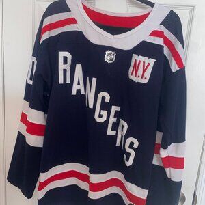 Men's New York Rangers Henrik Lundqvist Adidas Navy 2018 Winter Classic Jersey